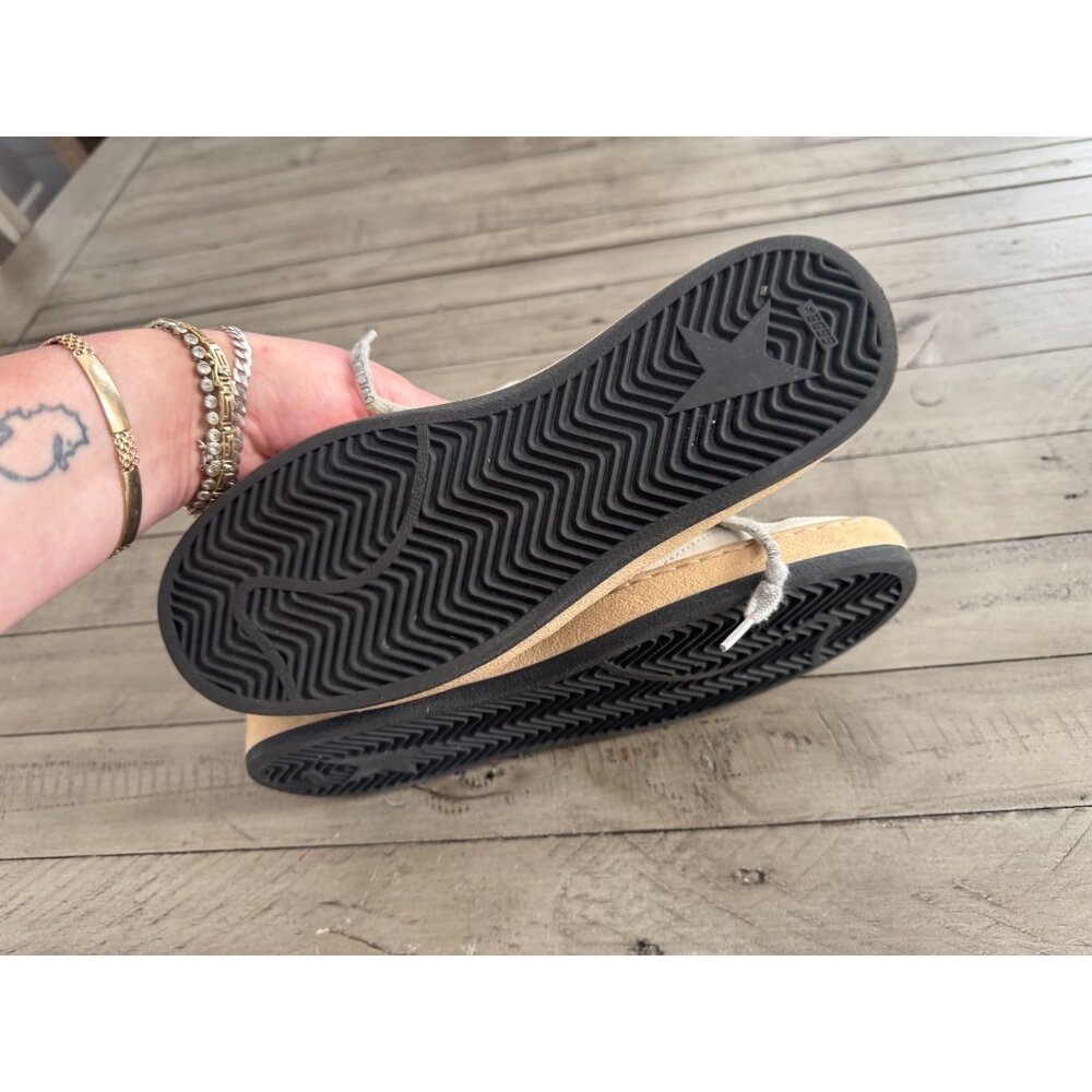 GOLDEN GOOSE Ball Star Sneakers Gold Star White Leather Size 38 8 - Picture 10 of 10